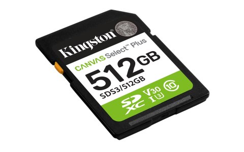 KINGSTON SDXC 512GB Canvas Select Plus Gen3 150MB/s