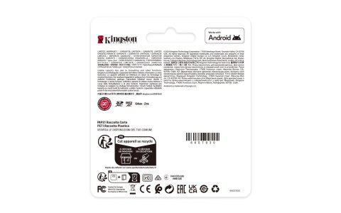 KINGSTON microSDXC 128GB Canvas Select Plus 3 + ADP