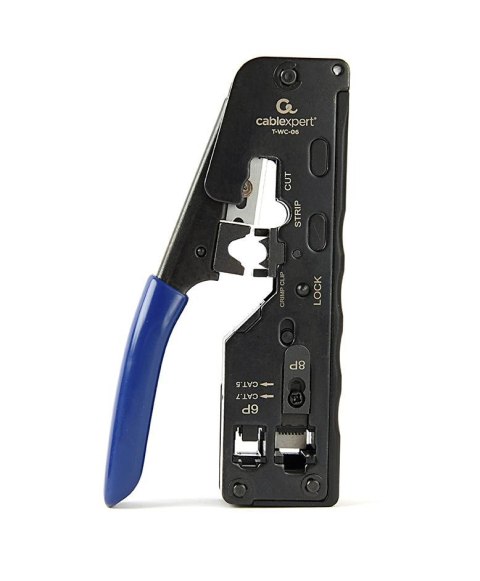 Narzędzie do ciecia kabli i zaciskania wtyczek RJ45 / RJ12 / RJ11 / Pass-through Gembird