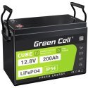GREEN CELL AKUMULATOR LIFEPO4 CUBE 200AH 12V/12.8V 2560WH LFPGC12V200AH