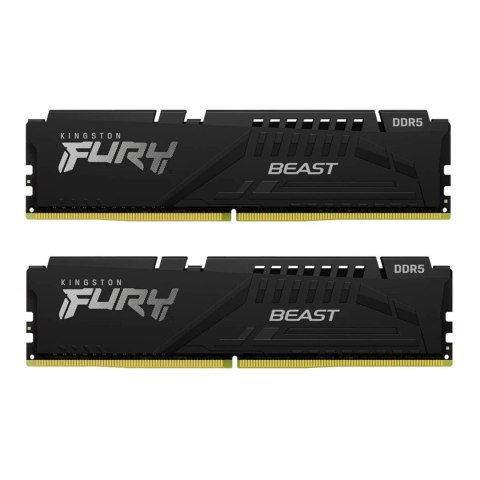 Pamięć RAM Kingston Fury Beast Black 128GB (2x64GB) DDR5 5600MHz