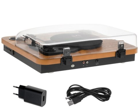 Adler Gramofon AD1914 Wood USB Bluetooth