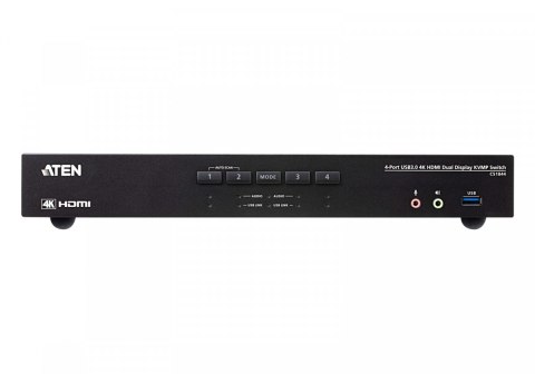 ATEN Przełącznik 4-Port USB3.0 4K HDMI Dual Display KVMP Switch