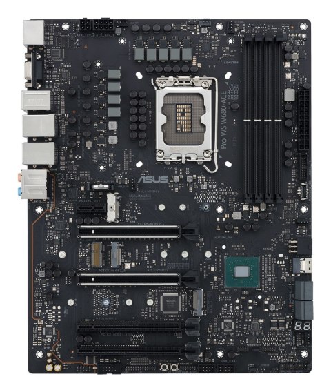 Płyta ASUS Pro WS W680-ACE W680 (LGA 1700) ATX motherboard, 2x PCIe 5.0, 3x PCIe 4.0, 3x PCIe 4.0 M.2 slots, 2x USB 3.2 Gen 2, 4
