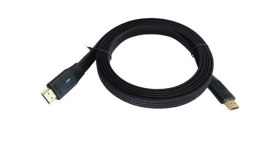 TB Kabel HDMI v 2.1 płaski 3m czarny