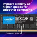 Crucial Pamięć do notebooka DDR5 CSODIMM 16GB (1*16GB)/6400 CL52