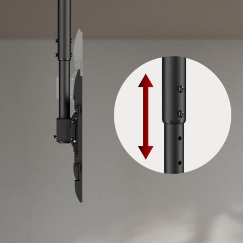 Maclean Uchwyt sufitowy dla TV max 60kg, MC-112B vesa 600x400