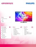 Philips Telewizor QLED 43 cale 43PUS9010/12