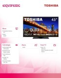 Toshiba Telewizor QLED 43 cale 43QV3F63DG