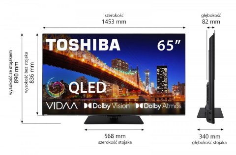 Toshiba Telewizor QLED 65 cali 65QV3F63DG