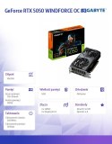 Gigabyte Karta graficzna GeForce RTX 5050 WINDFORCE OC 8G DDR6 2HDMI/2DP