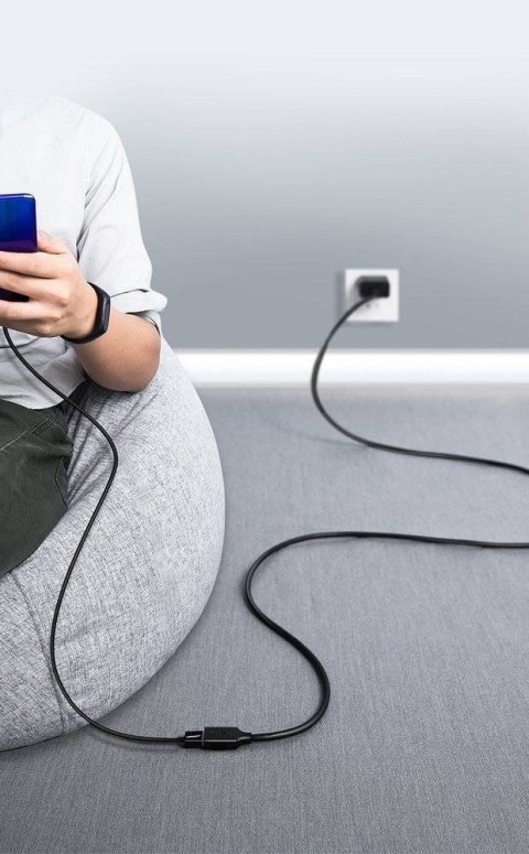 Ugreen kabel przedłużacz przejściówka USB 3.0 (żeński)-USB 3.0 (męski) 1m (czarny)