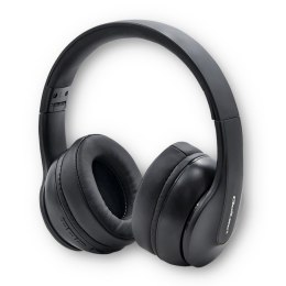 Qoltec Słuchawki bezprzewodowe z mikrofonem | BT 5.0 AB | Czarne