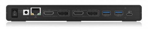 IcyBox Stacja dokująca IB-DK2245AC 13w1, 2xDP,2xHDI,USB, LAN, USB-C, PD do 60W