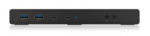IcyBox Stacja dokująca IB-DK2245AC 13w1, 2xDP,2xHDI,USB, LAN, USB-C, PD do 60W
