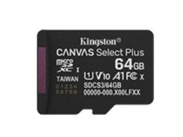 Kingston Karta pamięci microSD 64GB Canvas Select+ G3 150MB/s
