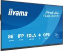 IIYAMA Monitor 86 cali TE8612MIS-B4AG 40pkt,IPS,4K,24/7,7H, ANDROID 14, RK3576, 8/128GB, EDLA, Essential