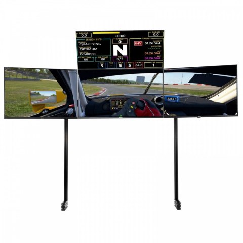 Next Level Racing Stojak wolnostojący Elite na 4 monitory czarny