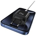 USAMS Ładowarka sieciowa 25W 1xUSB-C 1xUSB-A Fast Charging Czarna