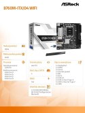 ASRock Płyta główna B760M-ITX D4 WIFI s1700 2DDR4 mITX M.2 USB-C