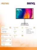 Benq Monitor 27 cali PD2730S LED 5K IPS/60Hz/5ms/Graficzny