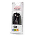 Savio Kabel HDMI (M) 2m, czarny, złote końcówki, v1.4 high speed, ethernet/3D wielopak 10 szt., CL-05