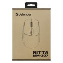 Defender Mysz bezprzewodowa NITTA MM-307 RF+BT 1600DPI 6P biała
