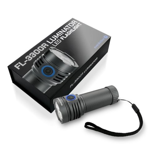 EverActive Latarka ręczna diodowa LED Luminator FL-3300R IPX4 USB-C