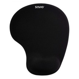 Savio Podkładka żelowa pod mysz czarna SAVIO MP-01B