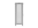 Lanberg Szafa instalacyjna rack stojąca 19 cali 47U 800x1000 szara drzwi perforowane LCD (flat pack) V2