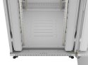 Lanberg Szafa instalacyjna rack stojąca 47U 800x1000 szara drzwi przeszkolne LCD ( flat pack) V2