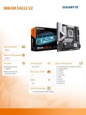 Gigabyte Płyta główna B860M EAGLE v2 s1851 2DDR5 HDMI/DP mATX