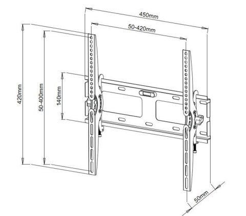 Uchwyt do TV TECHLY 301269 (nośność 60kg /23 - 55 cali)