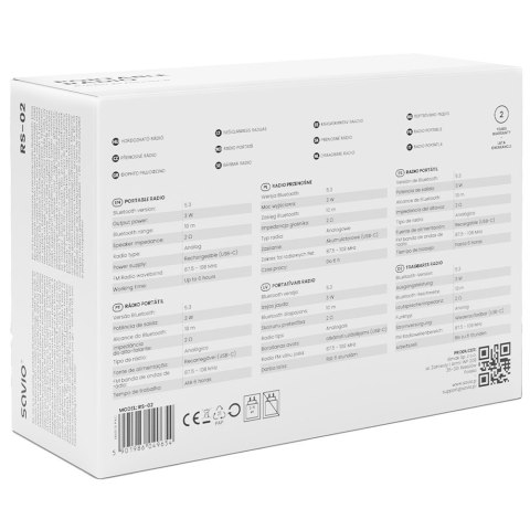 Savio Radio przenośne RS-02