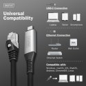 Digitus Kabel adapter USB-C - RJ45 Kat. 6A S/FTP, 1 Gbit/s, USB 3.2 Gen1, LSZH, 2m