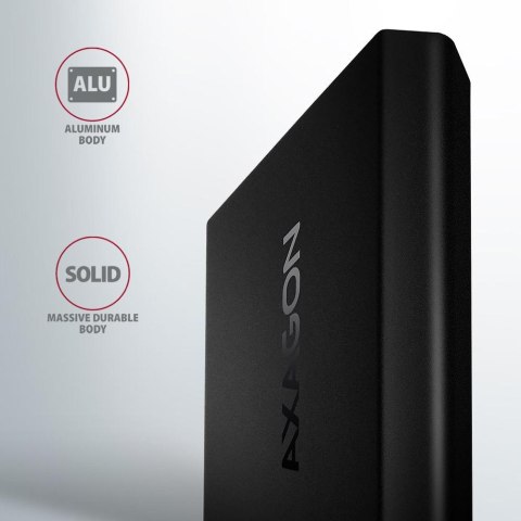 Obudowa zewnętrzna Axagon do dysków M.2 NVMe SSD/ USB-C 3.2 G2 czarna
