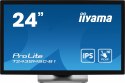 IIYAMA Monitor 24 cale T2438MSC-B1 IPS,FHD,DP,HDMI,2x2W,2xUSB,600(cd/m2), 10pkt.7H,IP1X(FRONT),PION/POZIOM