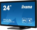 IIYAMA Monitor 24 cale T2438MSC-B1 IPS,FHD,DP,HDMI,2x2W,2xUSB,600(cd/m2), 10pkt.7H,IP1X(FRONT),PION/POZIOM