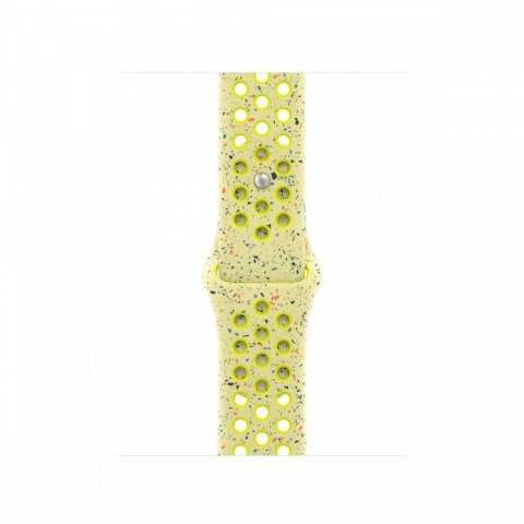 Apple Pasek sportowy Nike w kolorze promiennym zielonożółtym do koperty 40 mm - rozmiar M/L