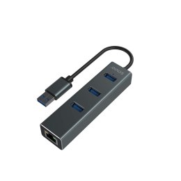 Savio Hub AK-58 3-portowy USB-A 3.1 Gen 1 z adapterem RJ-45 Gigabit Ethernet, Ak-58