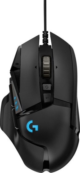 Mysz przewodowa Logitech G502 HERO optyczna Gaming USB czarna 910-005470
