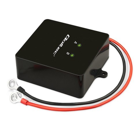 Qoltec Balanser napięcia 24V do akumulatorów 2x12V | 5A | LiFePO4 AGM GEL