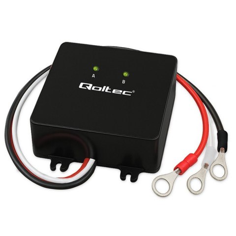 Qoltec Balanser napięcia 24V do akumulatorów 2x12V | 5A | LiFePO4 AGM GEL
