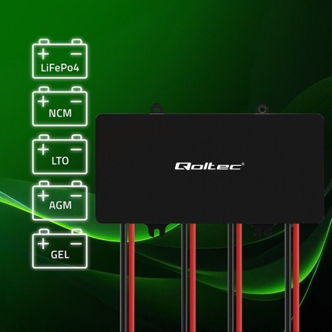 Qoltec Balanser napięcia 48V do akumulatorów 4x12V | 10A | LiFePO4 AGM GEL