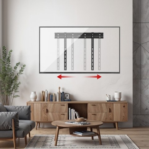 Maclean Ultra płaski uchwyt ścienny MC-123 MAX VESA 600x400 80kg