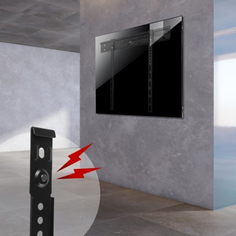 Maclean Ultra płaski uchwyt ścienny MC-123 MAX VESA 600x400 80kg