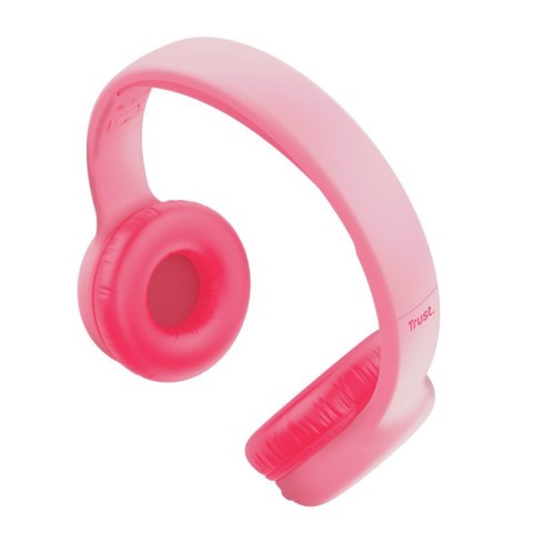 Słuchawki TRUST Nouna Wireless Kids pink