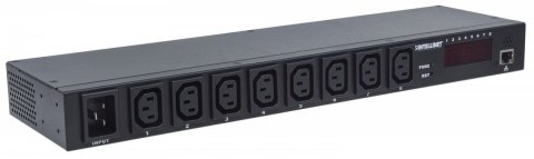 Intellinet Listwa zasilajaca rack 19 1U 110V-250V/16A 8 gniazd C13 zarządzalna IP