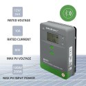 Qoltec Solarny regulator ładowania MPPT z czujnikiem temperatury 10A | 12V/24V | LCD | 2xUSB | Bluetooth | APP | GEL | LiFePO4