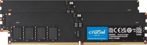 Crucial Pamięć DDR5 128GB/6400(2*64GB) CL52 CUDIMM
